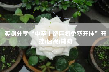 实测分享“中至上饶麻将免费开挂”开挂(透视)辅助