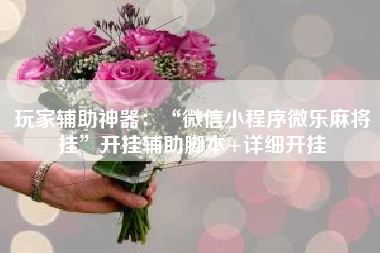 玩家辅助神器：“微信小程序微乐麻将挂”开挂辅助脚本+详细开挂