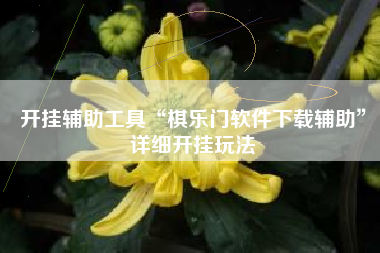 开挂辅助工具“棋乐门软件下载辅助	”详细开挂玩法