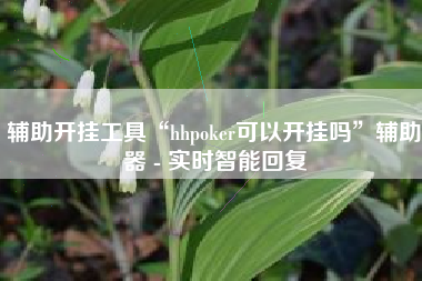 辅助开挂工具“hhpoker可以开挂吗	”辅助器 - 实时智能回复