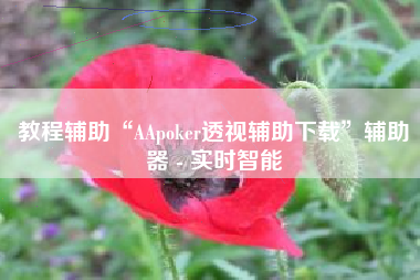 教程辅助“AApoker透视辅助下载”辅助器 - 实时智能